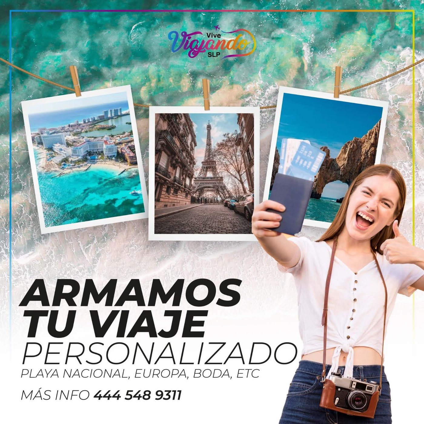 Viajes personalizados: playa nacional, Europa, bodas